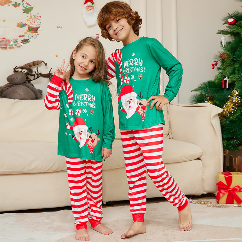 Matching Santa Christmas PJs
